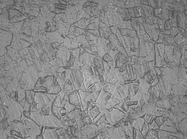 Inox 316L Réplica Metalográfica Oxálico 250x 1 - 1 resistência à corrosão