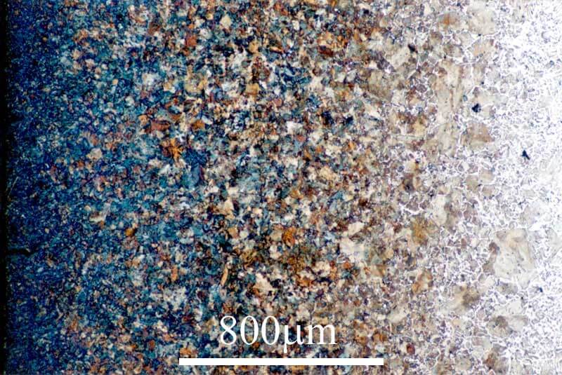 aço cementado metalografia picral - 4